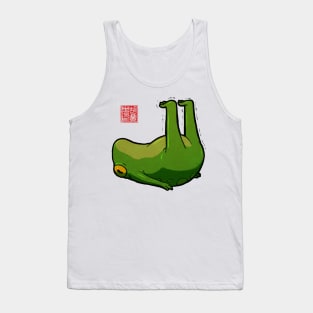 yoga frog feet up Viparita Karani pose Tank Top